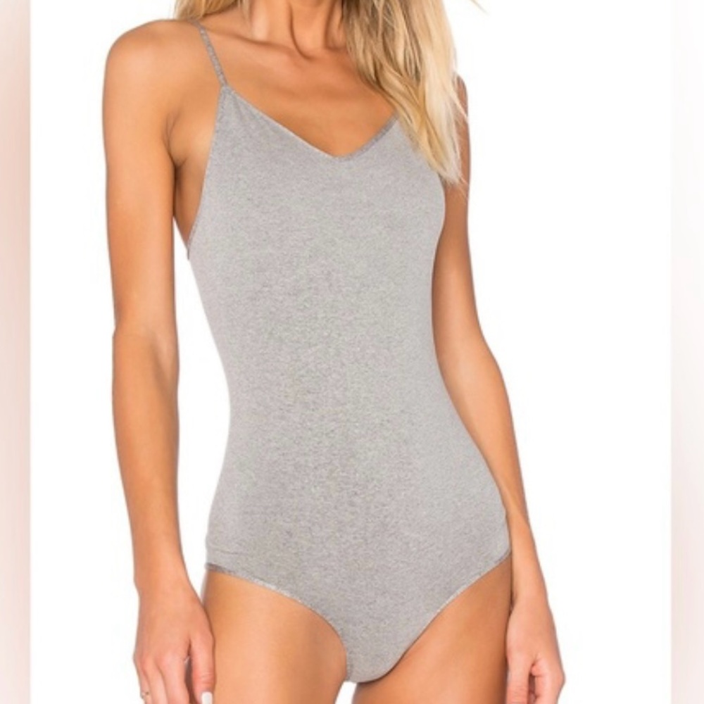 NWOT Free People Basic Seamless Tank Low Back Bodysuit